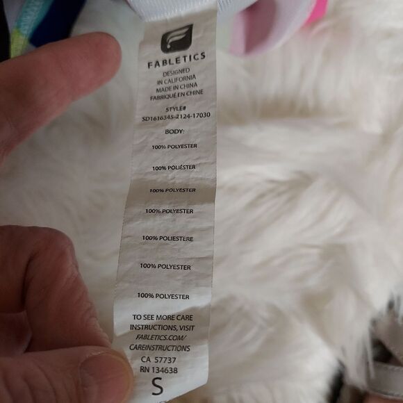 Fabletics Neema multicolored romper in popsicle print‎ - Picture 7 of 12